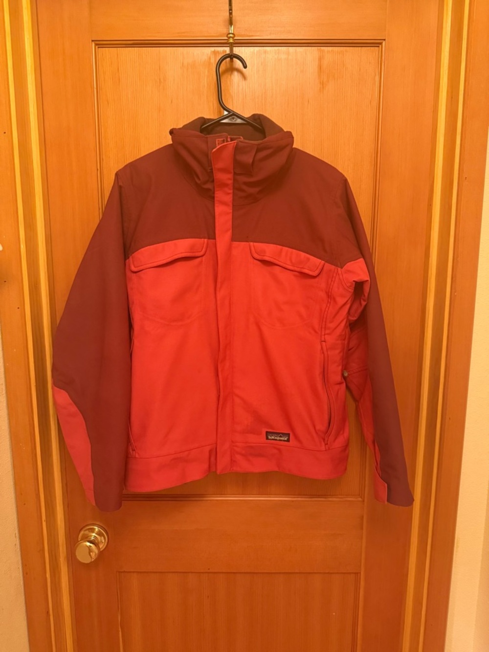 Patagonia Rubicon Rider Two Tone Red Ski Jacket Small
